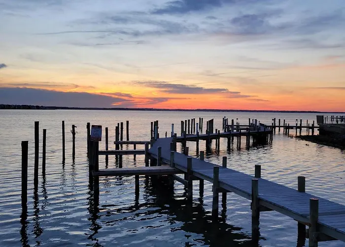 Poolside Bayfront Sunset Views 2 Parking Spots Midtown Oc * Ocean City